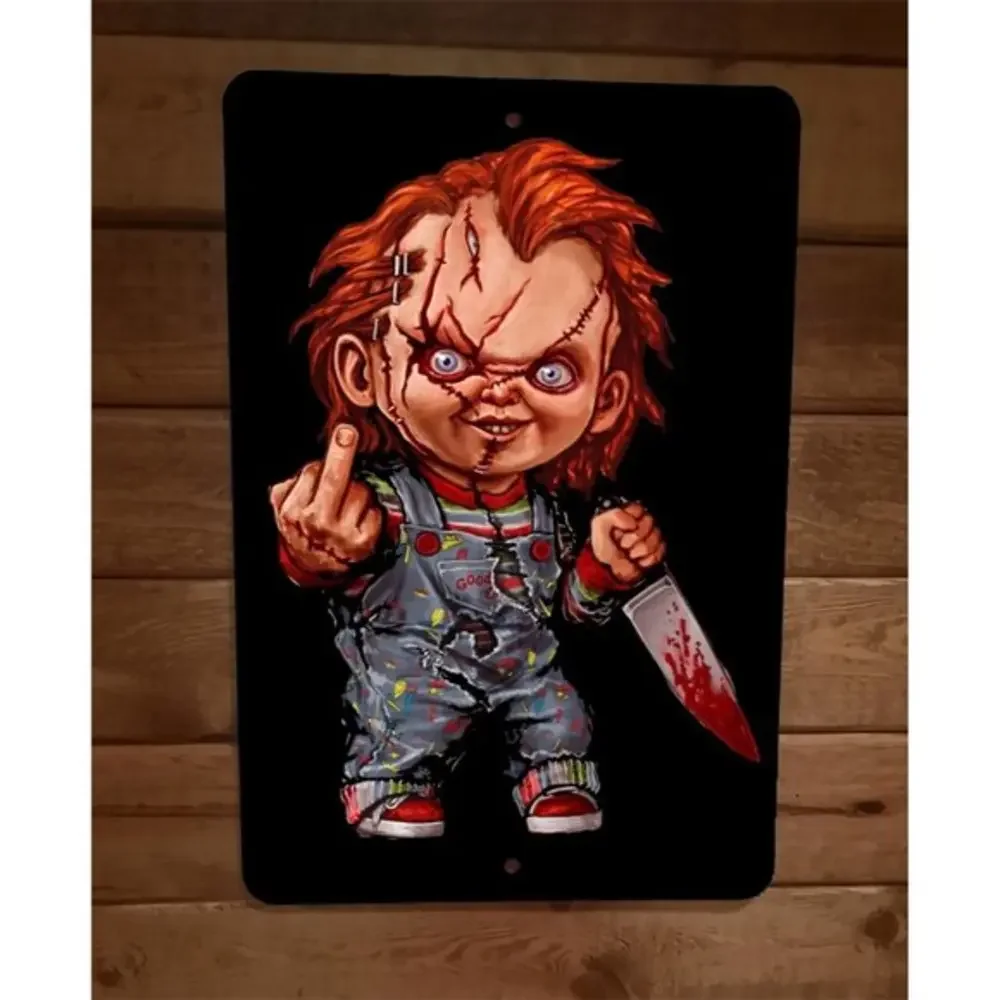 You're‎ Number One Chucky 8x12 Metal Wall Sign Poster