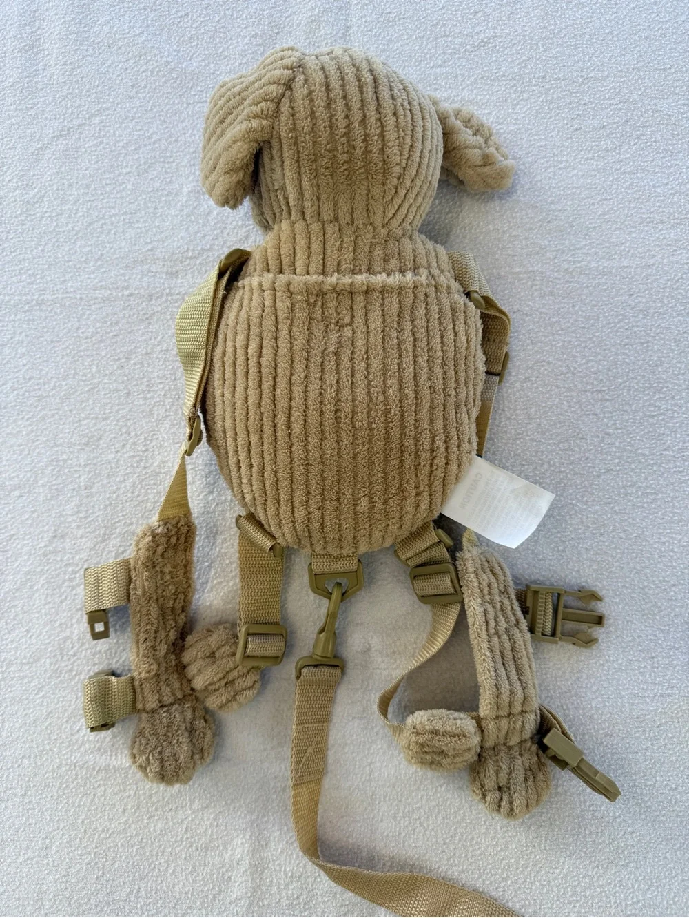 Eddie Bauer goldbug 2 in 1 harness buddy Plush puppy toddler safety Backpack