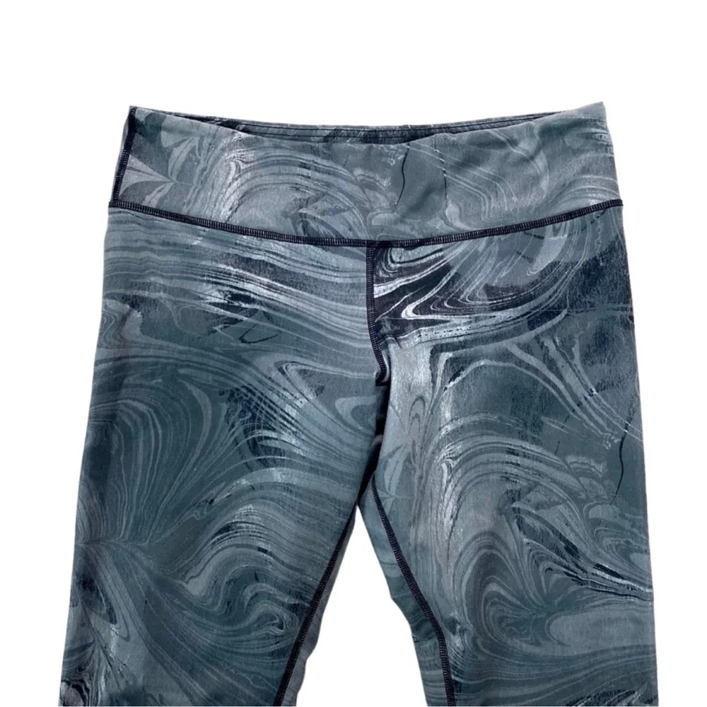 Alo Yoga Airbrush Full Length Legging in Marble Gray Size L