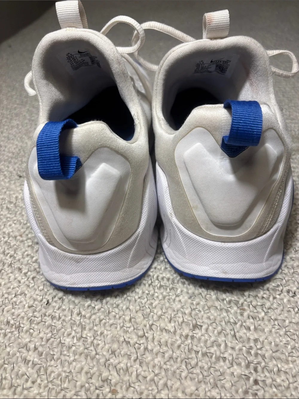 Nike Free Metcon 6 White Game Royal Cross Training Shoes Men's Size 10.5