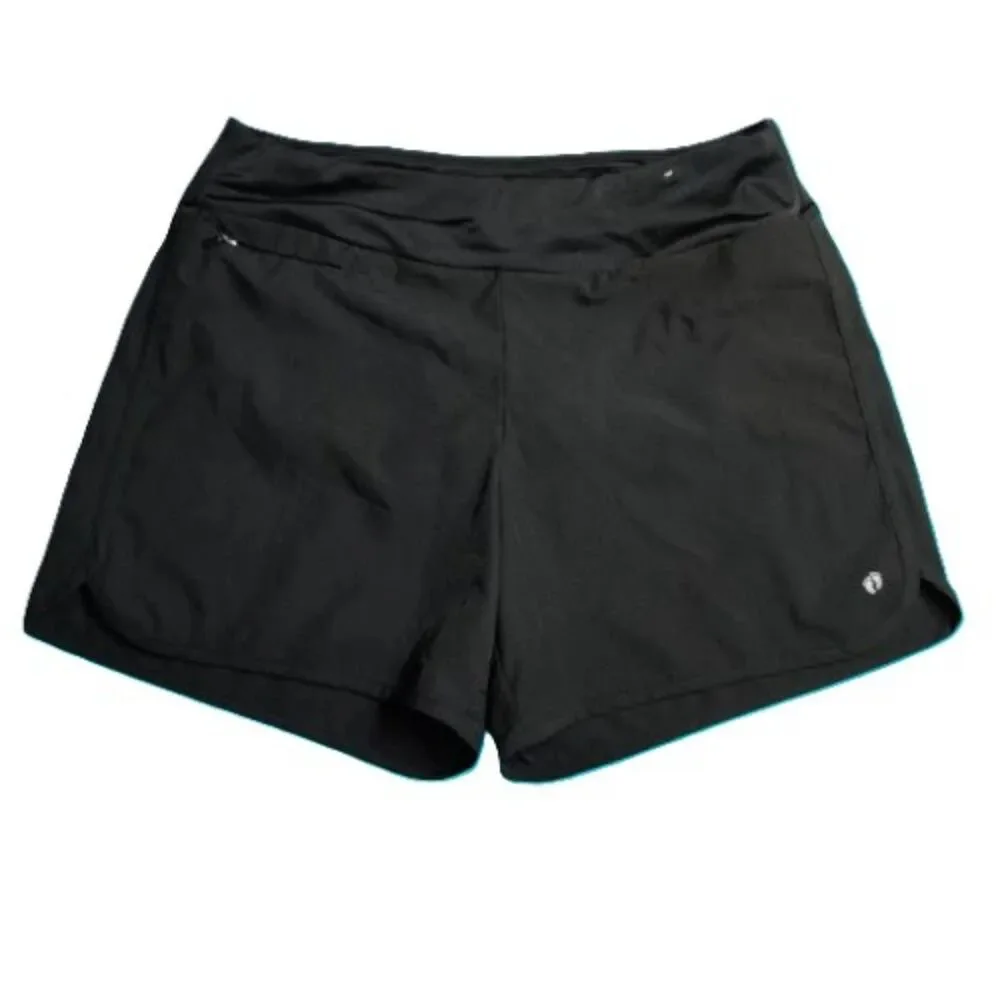 Hang Ten Men’s Black Swim Board Shorts Medium UPF 50+ Quick Dry Stretch