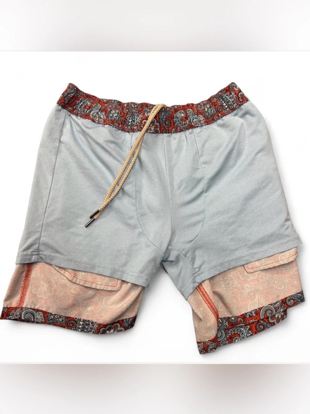 Fair Harbor Bayberry Mens Swim Trunks Paisley Print Size: Medium