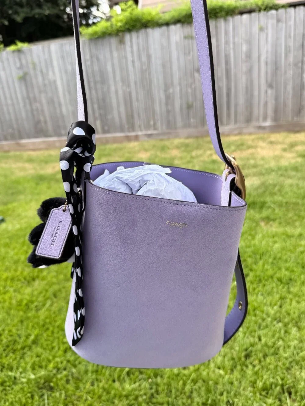 Lavender Bleeker Bucket Bag 21