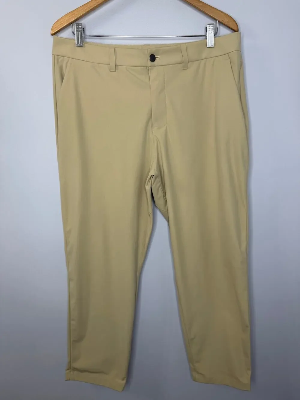 Lululemon ABC Classic-Fit Trouser Chino Pant  Warpstreme Trench Biege Mens 34x28