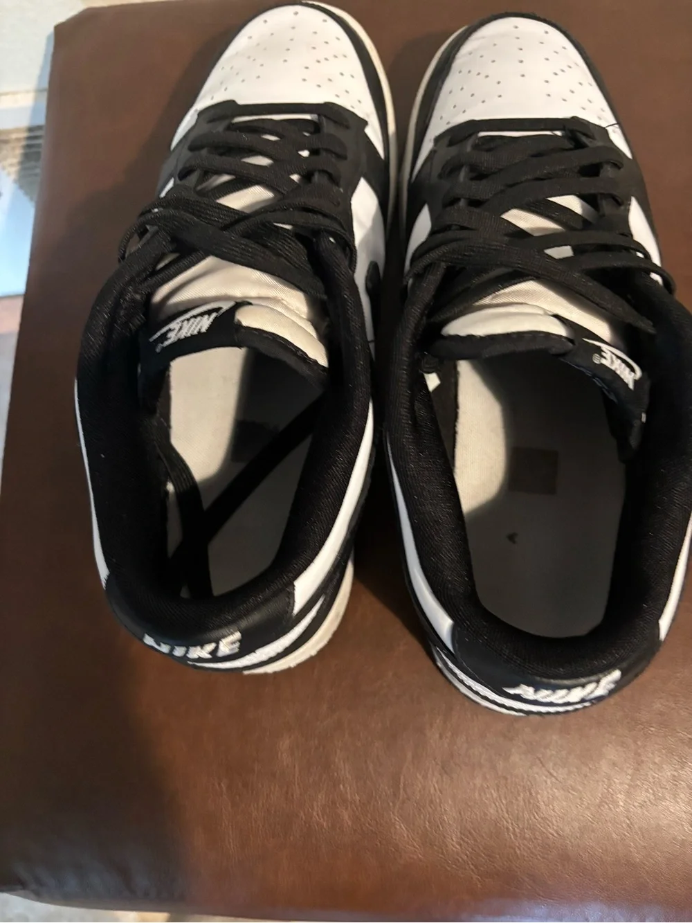 Nike Women’s Black and White Low-Top Sneakers