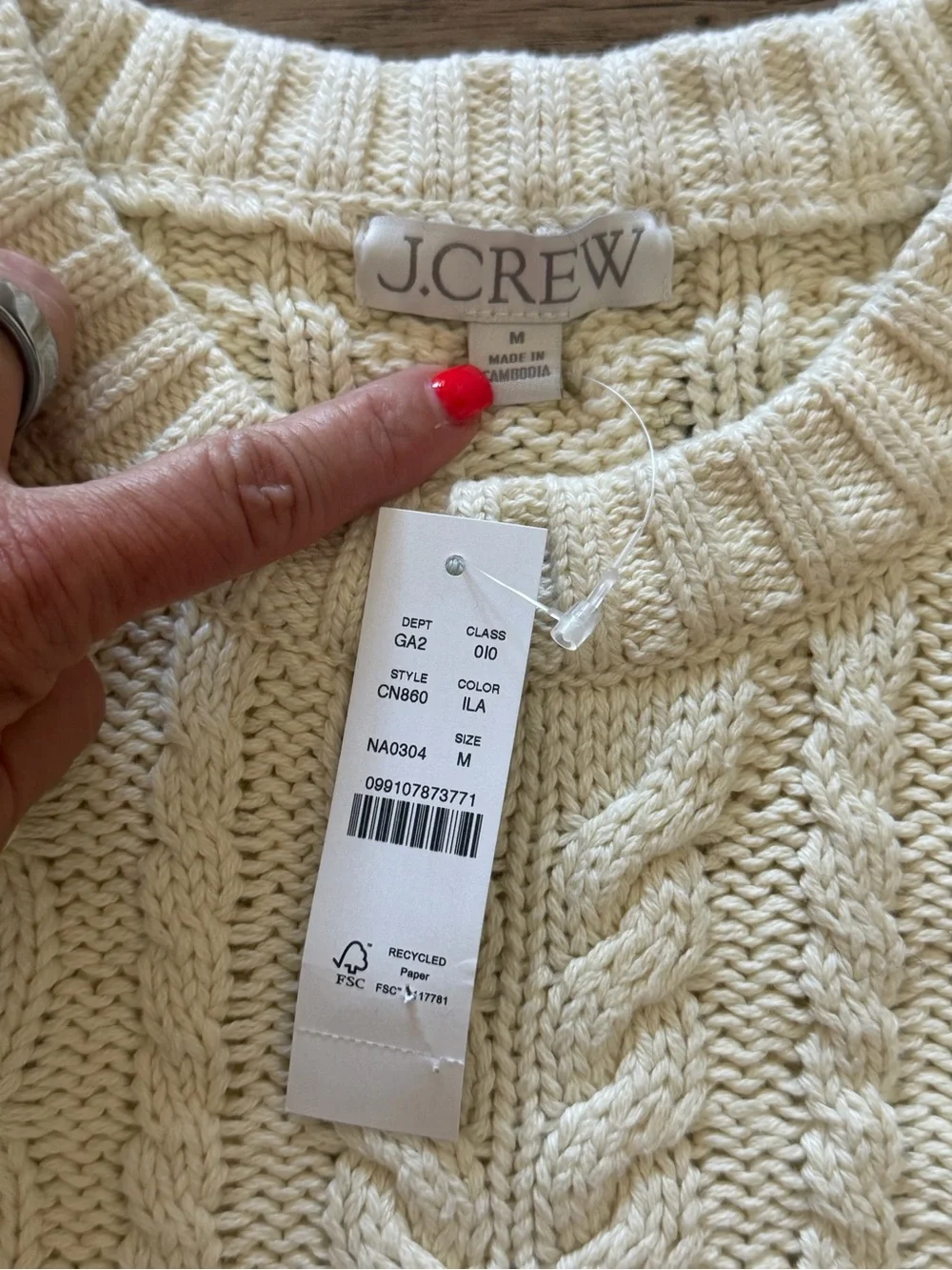 J. Crew crew nwt