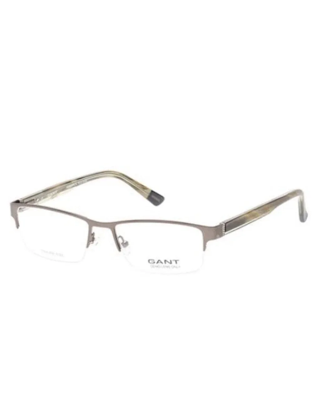 GANT Men's Half Rim Gunmetal (009) GA3071 Eyeglass Frames  57-17-145   NEW