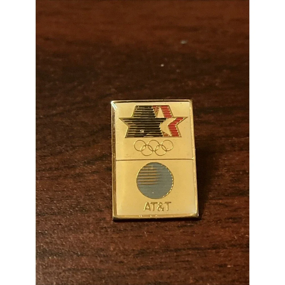 1984 Los Angeles Olympics AT&T Sponsor‎ Lapel Hat Pin