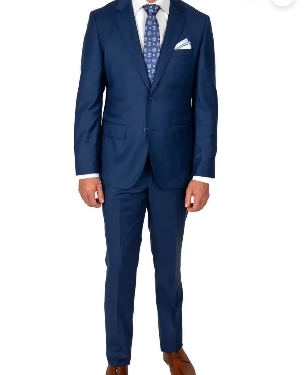 New Cosiani wool & cashmere super 150’s blue suit size 46