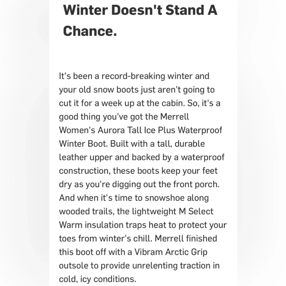 Merrell aurora tall