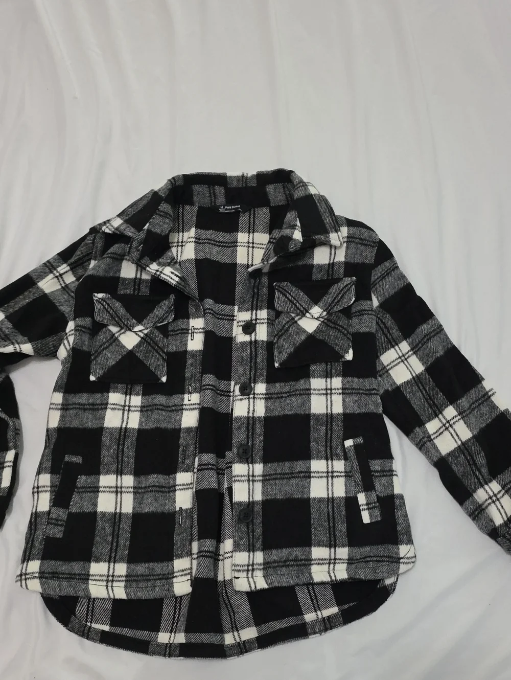 Member's Mark Girls Plaid Shacket Large