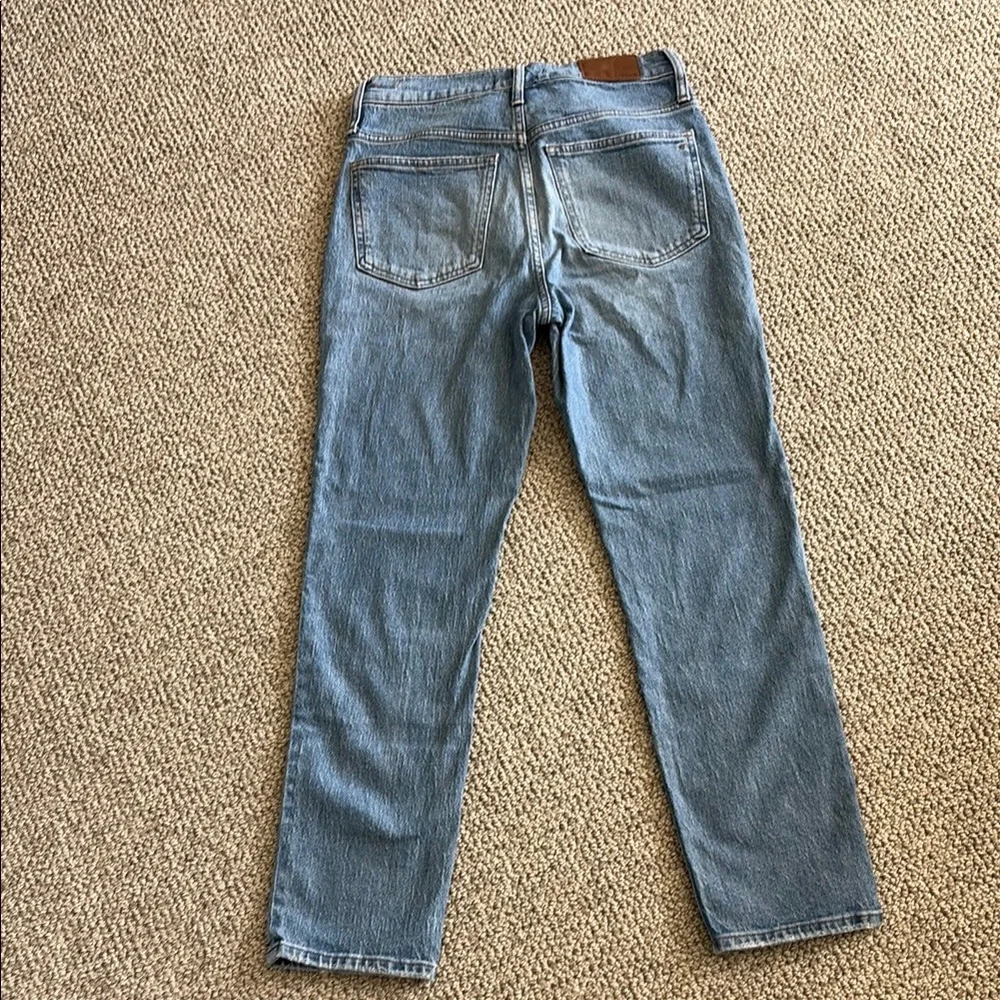Madewell perfect vintage Light Blue Straight-Leg Jeans