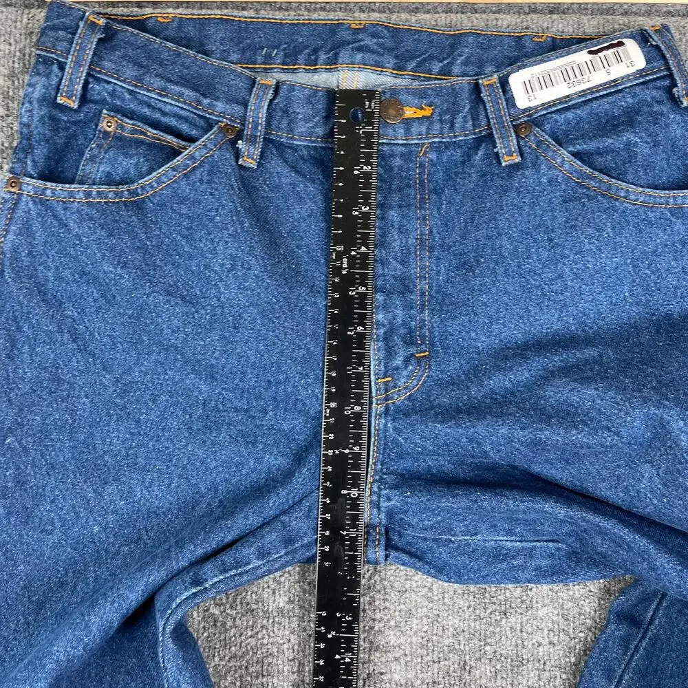 Dickies Jeans‎ Mens Size 33x32 Dark Wash Straight Leg Classic Denim Pants
