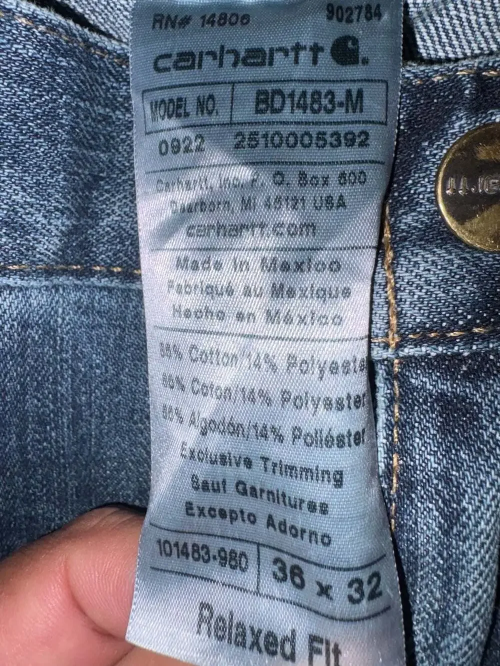 Carhartt men 101483