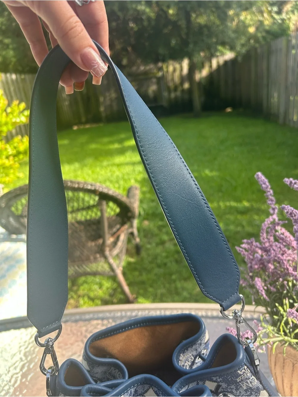 MCM denim visetos