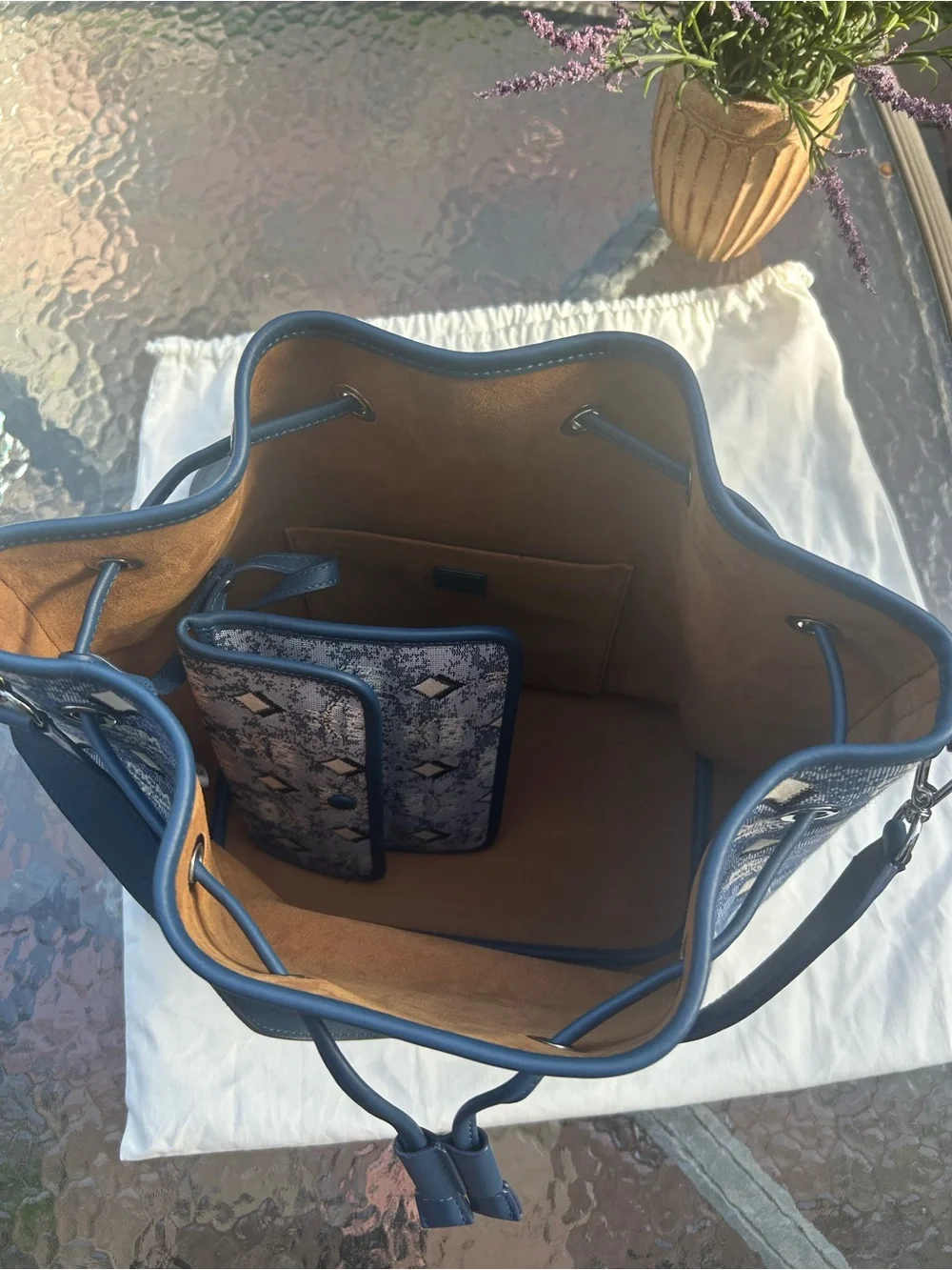 MCM denim visetos