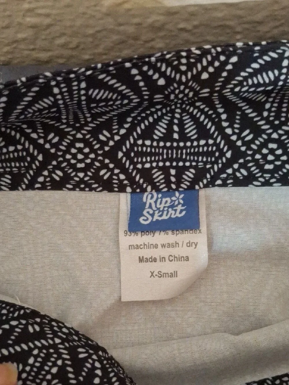 Ripskirt Hawaii classic black