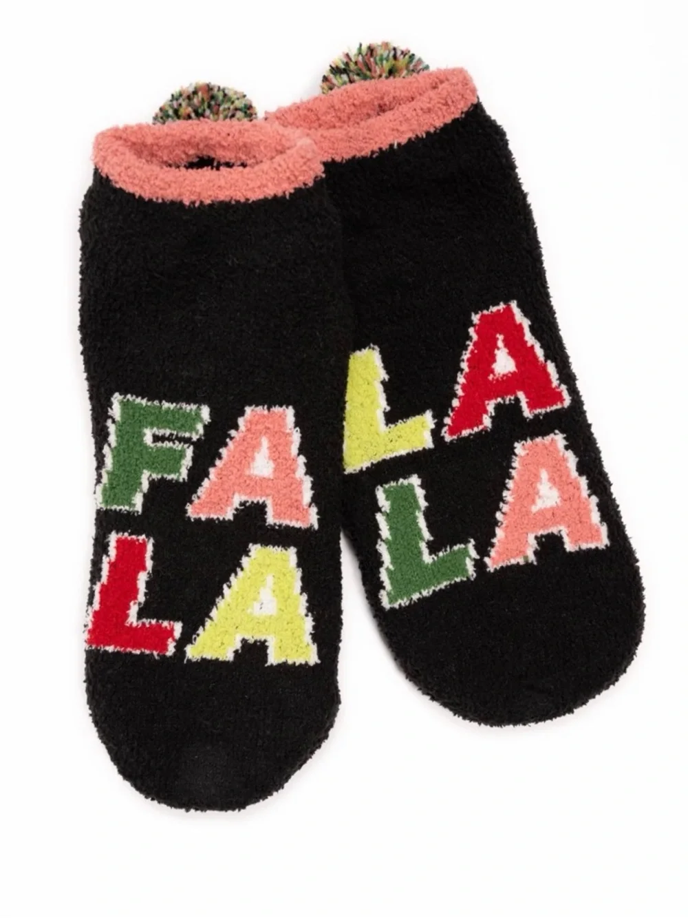 NWT - MUK LUKS Cozy Slipper Sock with Pom.