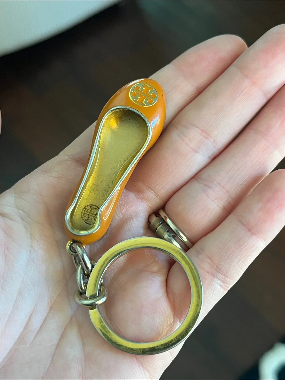 Tory Burch metal gold