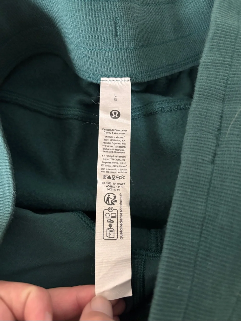 lululemon athletica soft scuba