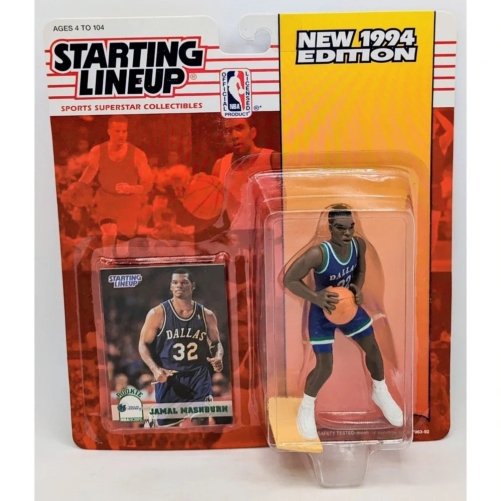 1994 Starting Lineup Sports Superstars Jamal Mashburn Dallas Mavericks Figure
