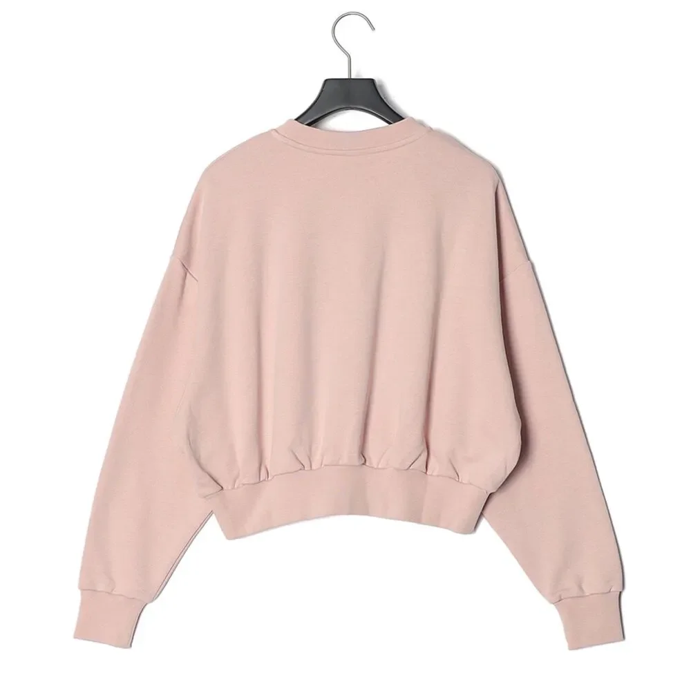 Nike Phoenix Fleece Oversized Crewneck Sweatshirt Light Pink Size S