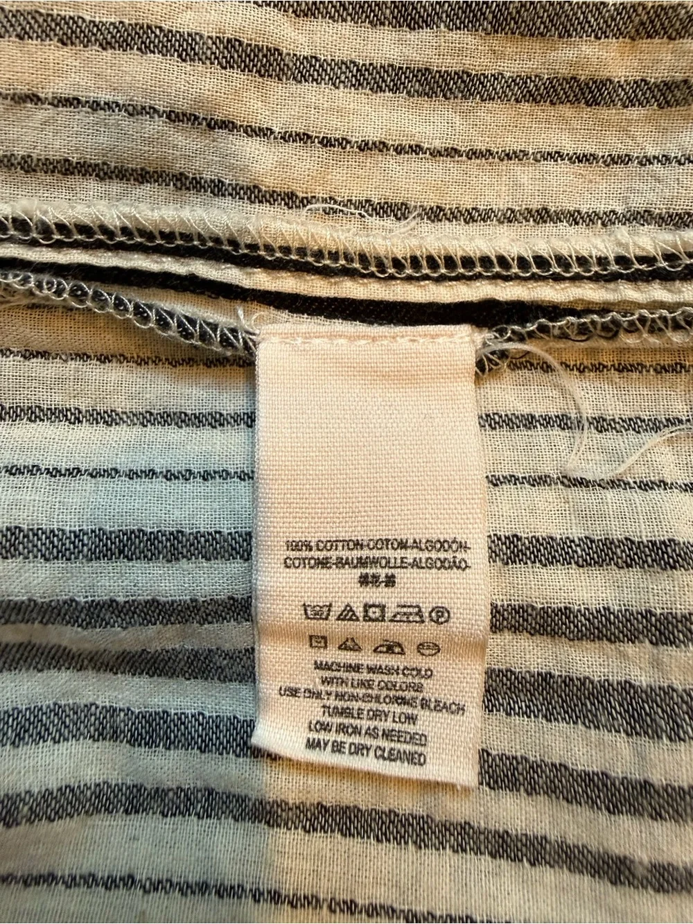 Free People casual striped