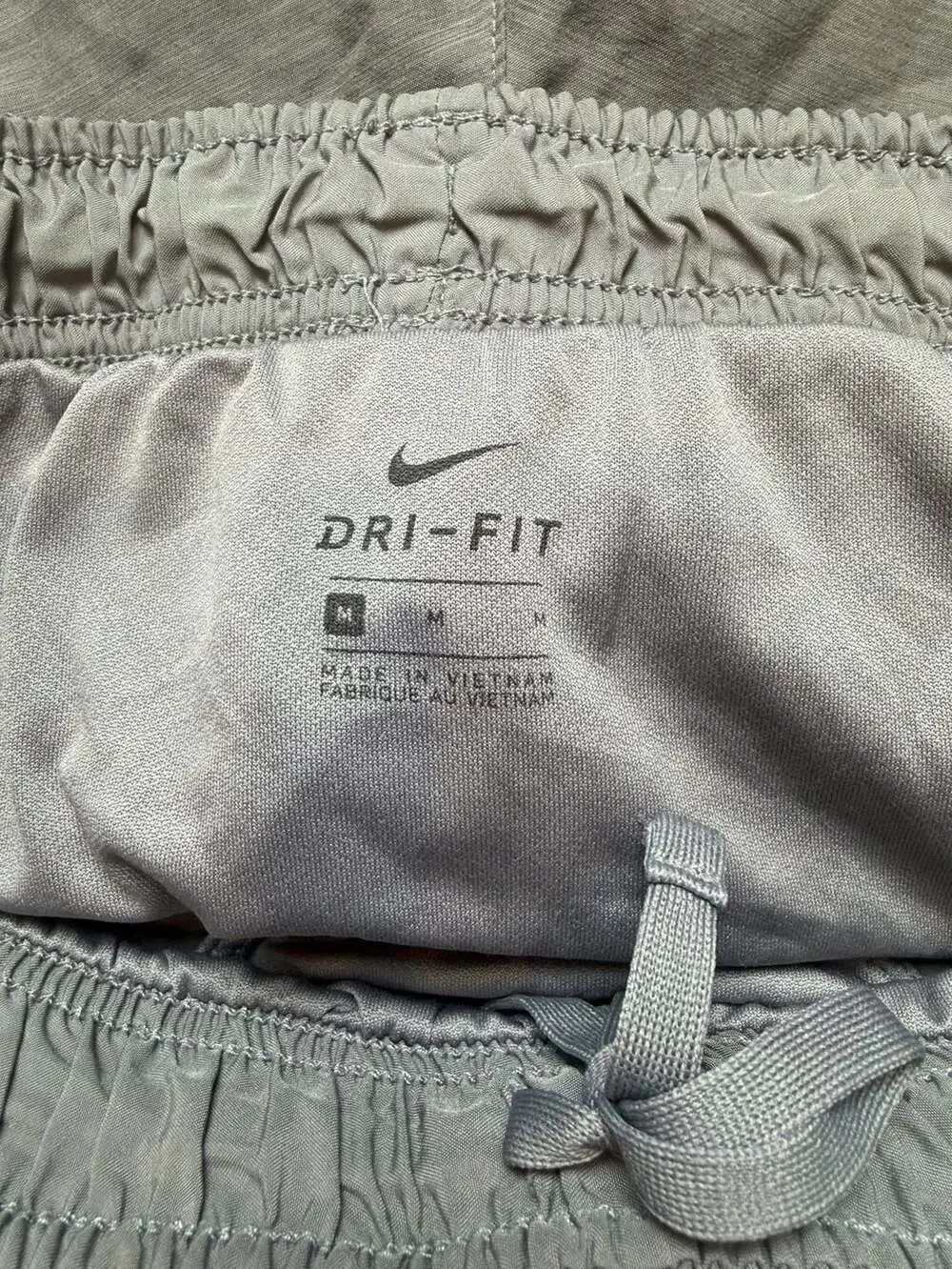 Nike Women's Dri-FIT Tempo Brief-Lined Running Shorts grey size medium
