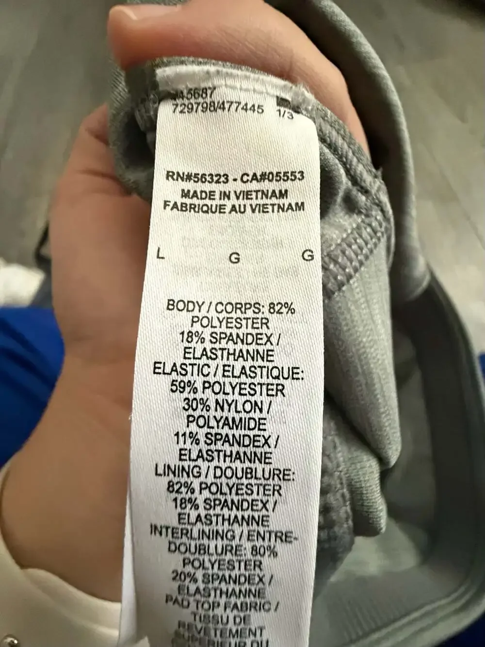 Nike Women's Pro Swoosh Medium-Support Padded Sports Bra in Grey