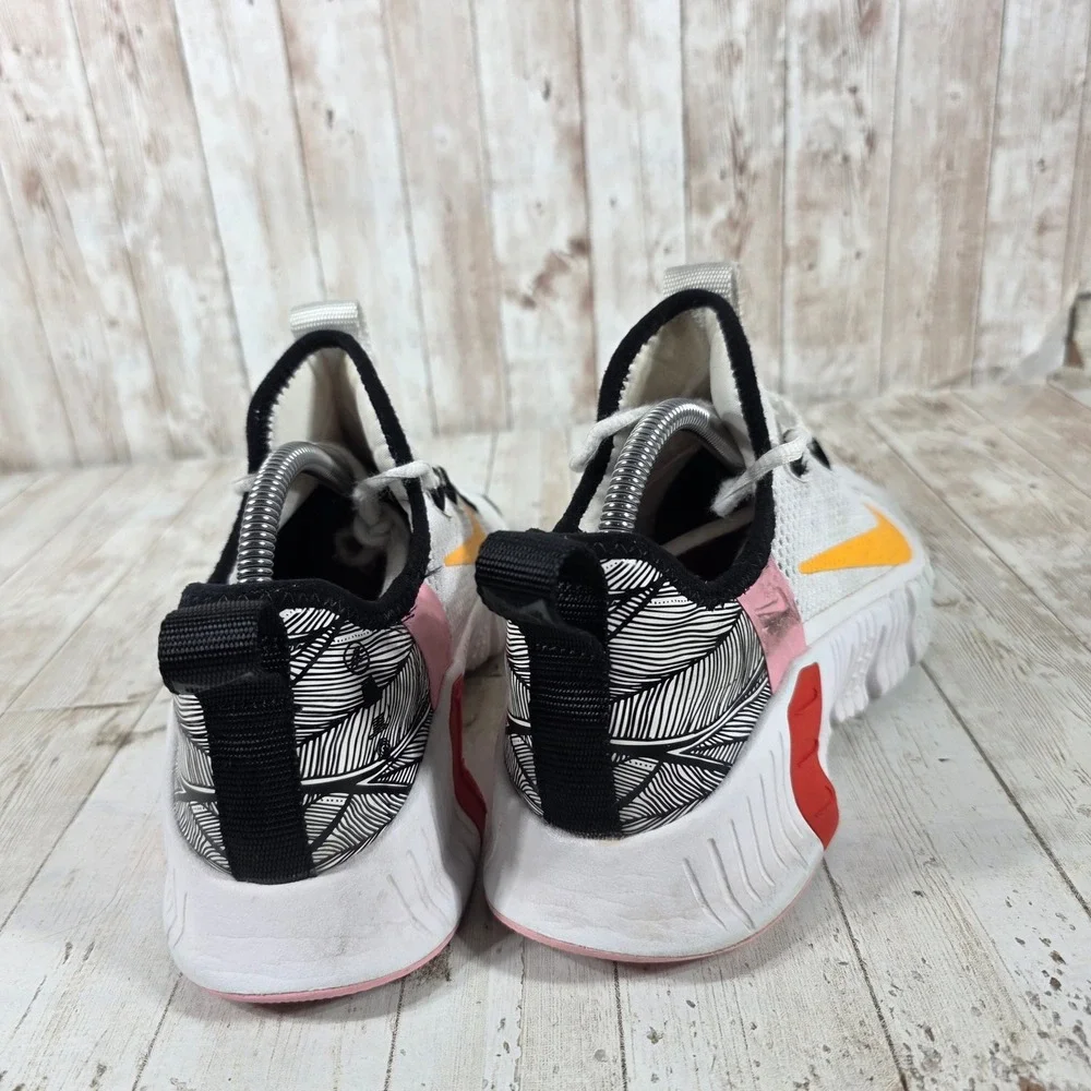 Nike Free Metcon 3 Womens Training‎ Shoes White Yellow CJ6314-181 Size 9