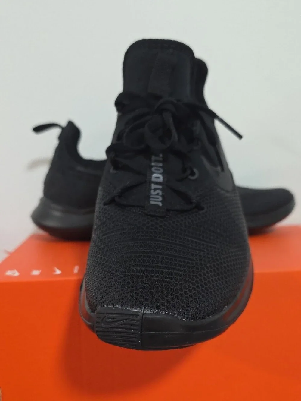 Nike Black Knit Flexible Sole Running Shoe