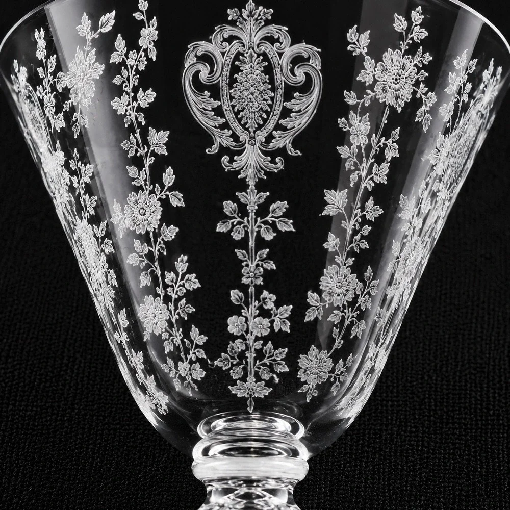 Cambridge Glass elegant pair