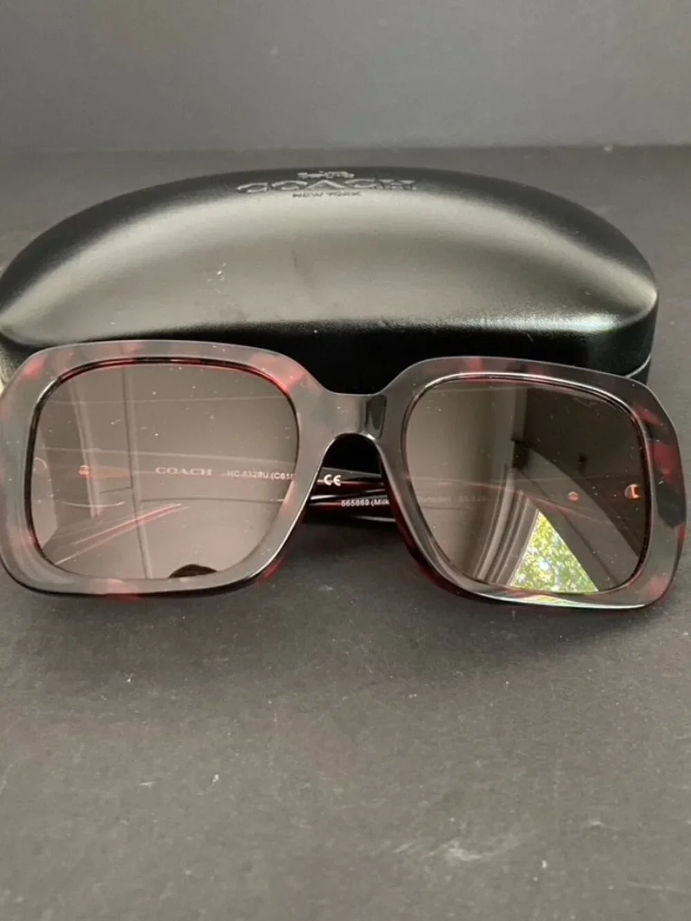 Coach lens tortoise