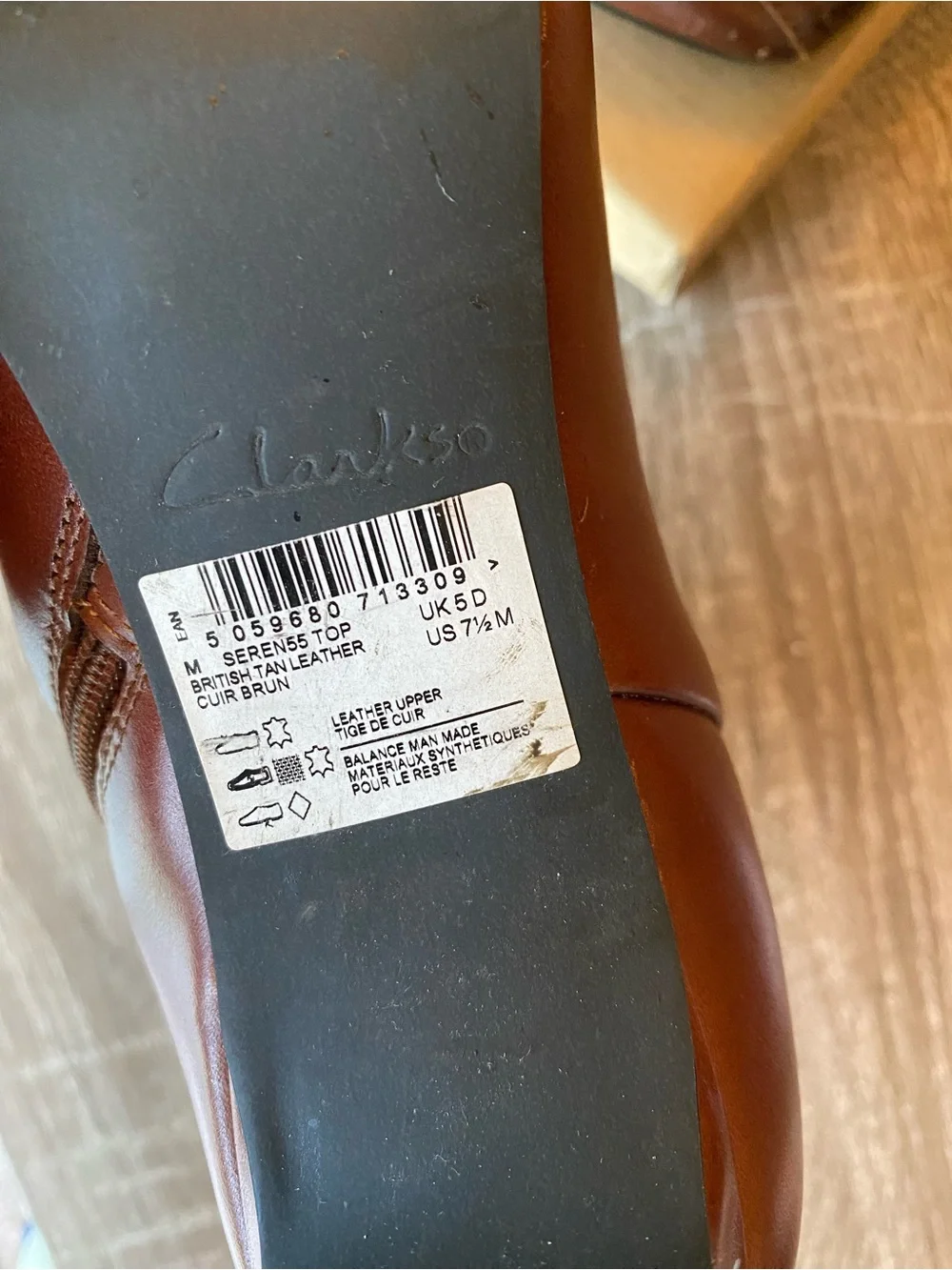 Clarks size only