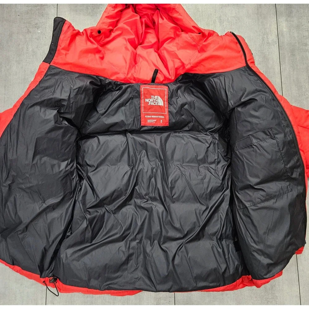 The North Face RMST Himalayan Parka Red 700-Fill Down Puffer‎ Jacket Mens Medium