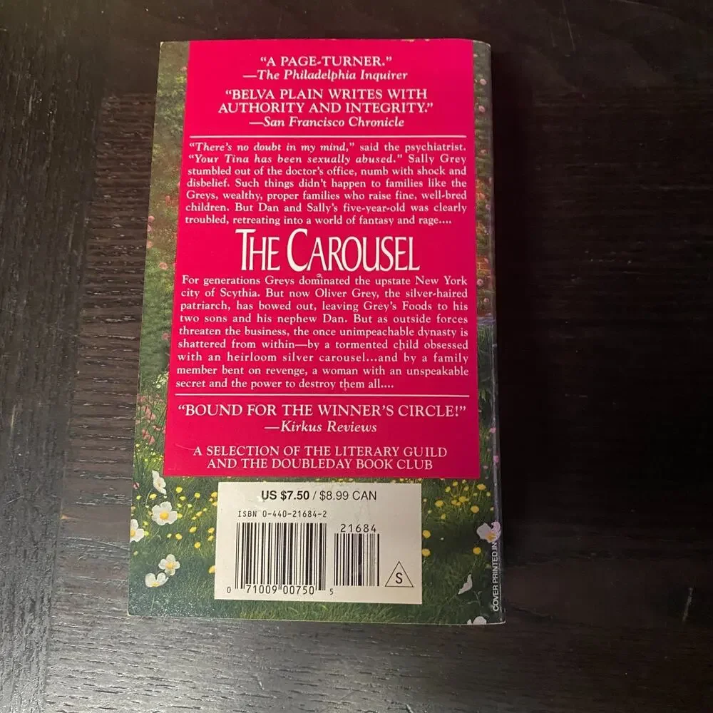 Carousel : A Novel by Belva Plain (1996, Mass Market)