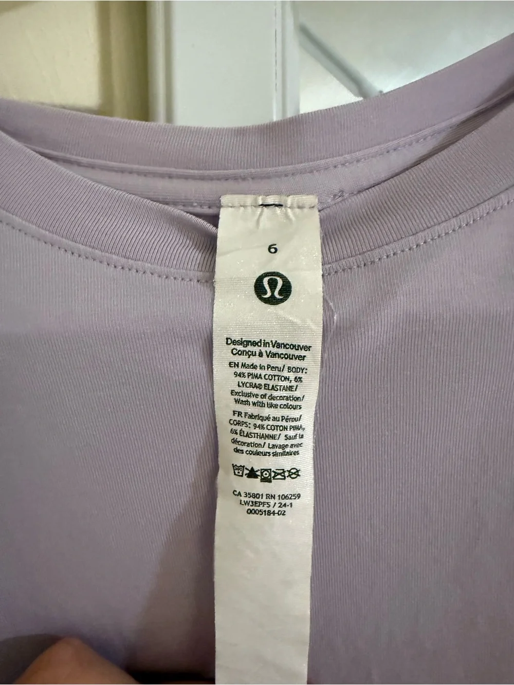 lululemon athletica soft lavender