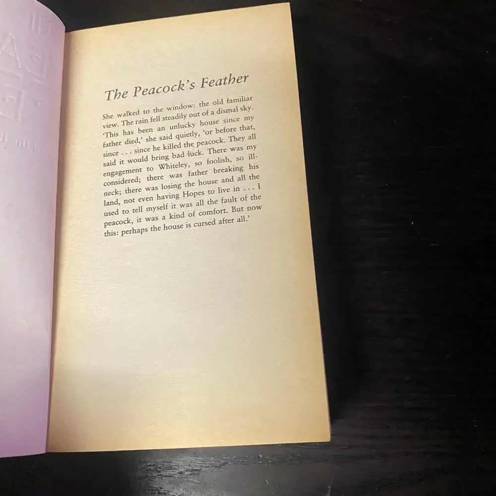 The Peacock's Feather by Woodhouse, Sarah Paperback Book 1988