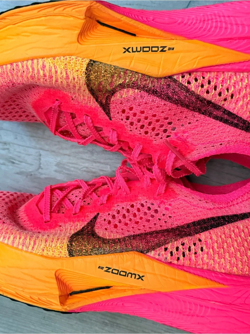 Nike Women’s ZoomX Running Shoes in Hot Pink and Orange