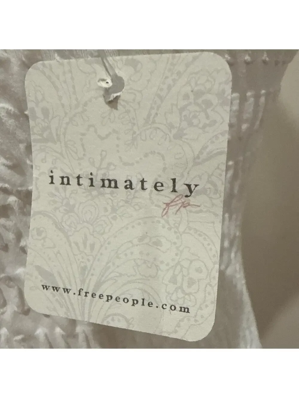 Free People white smocked