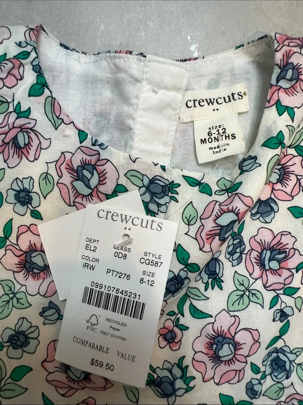 Crewcuts nwt size