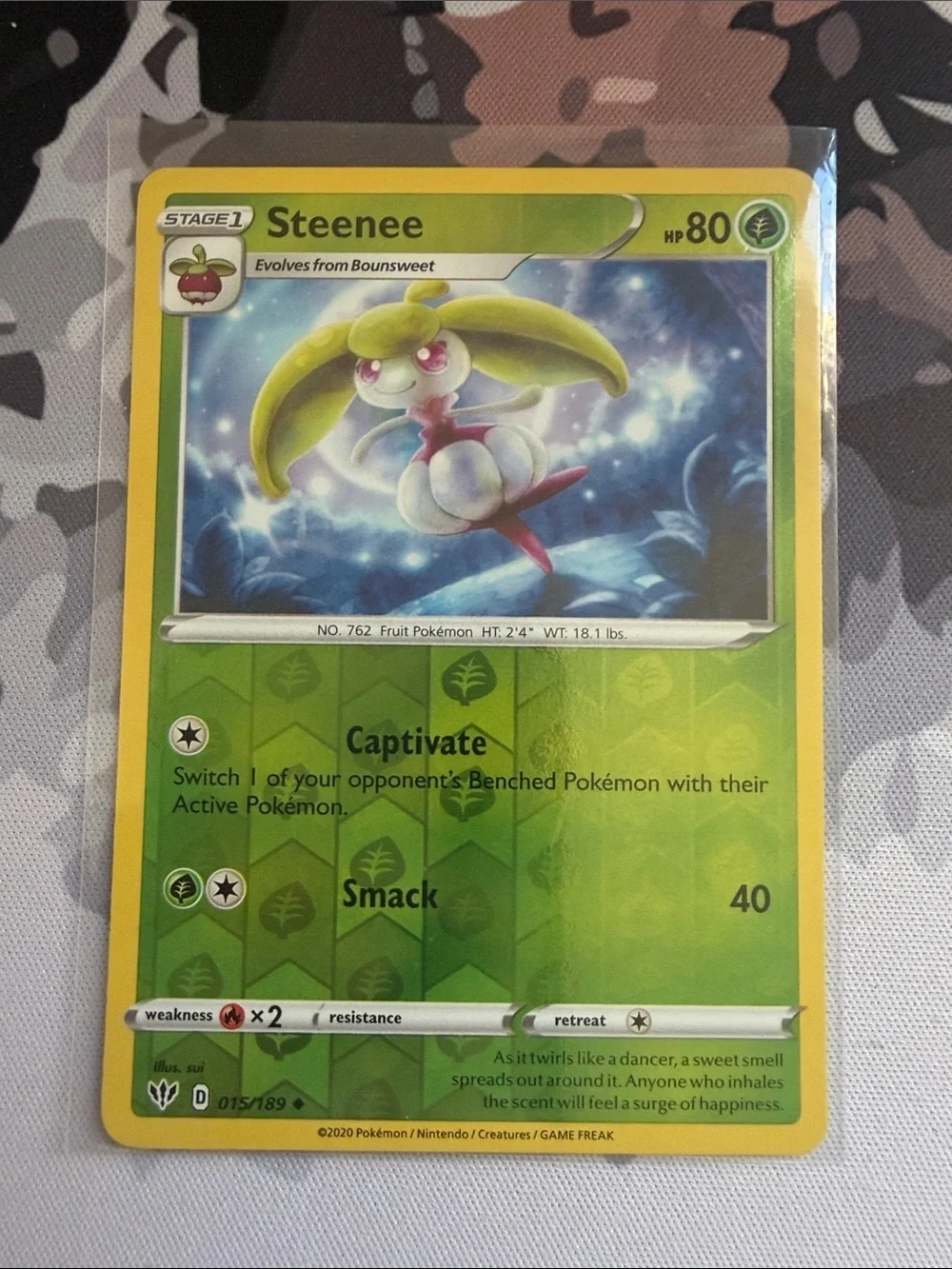 Pokemon bounsweet steenee