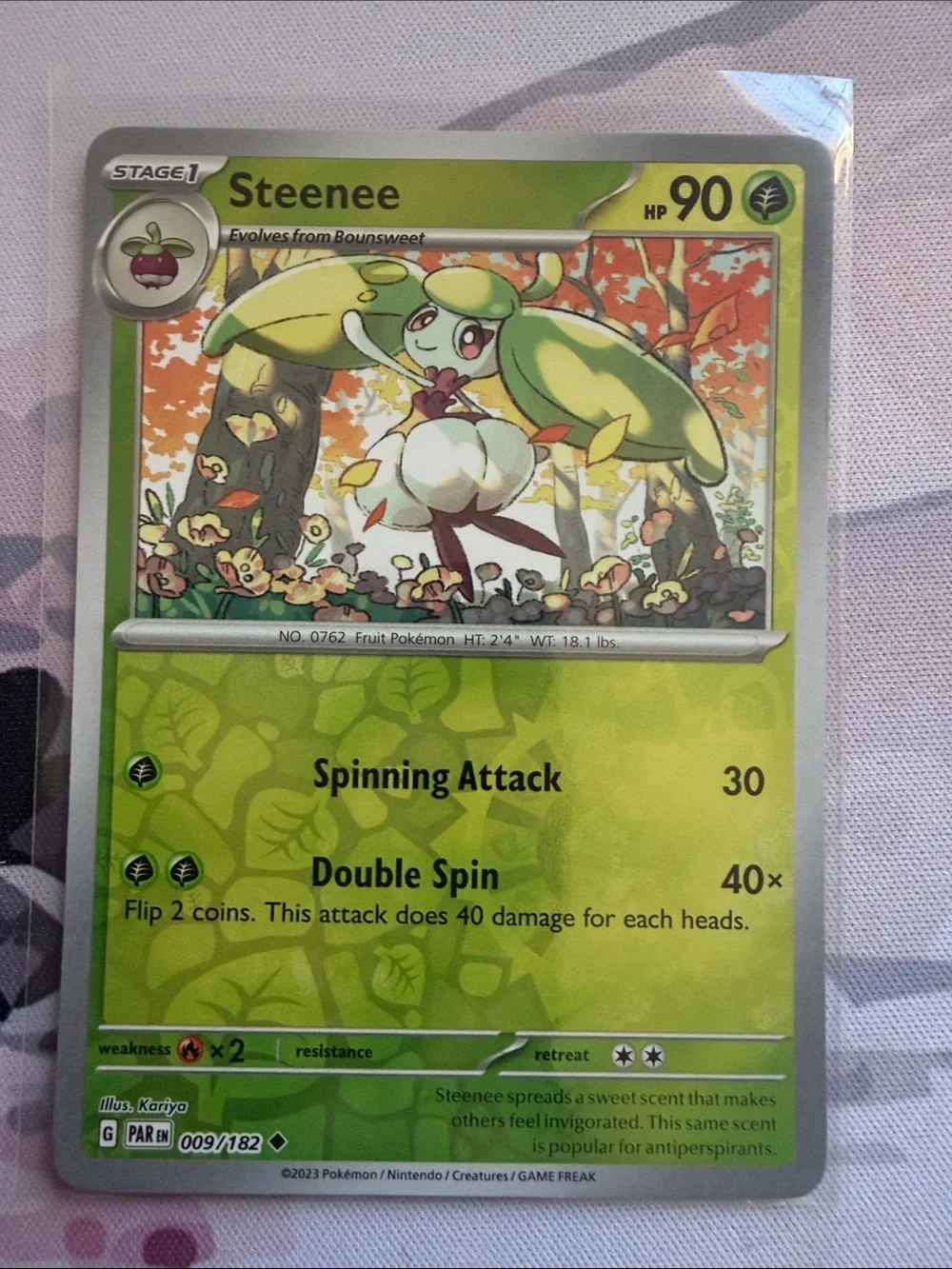 Pokemon bounsweet steenee