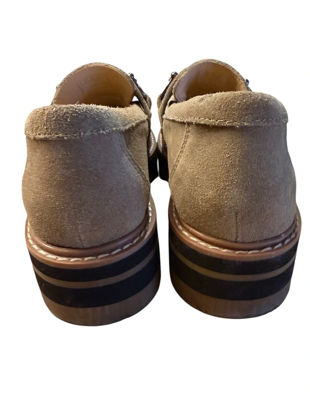 Clarks padded suede