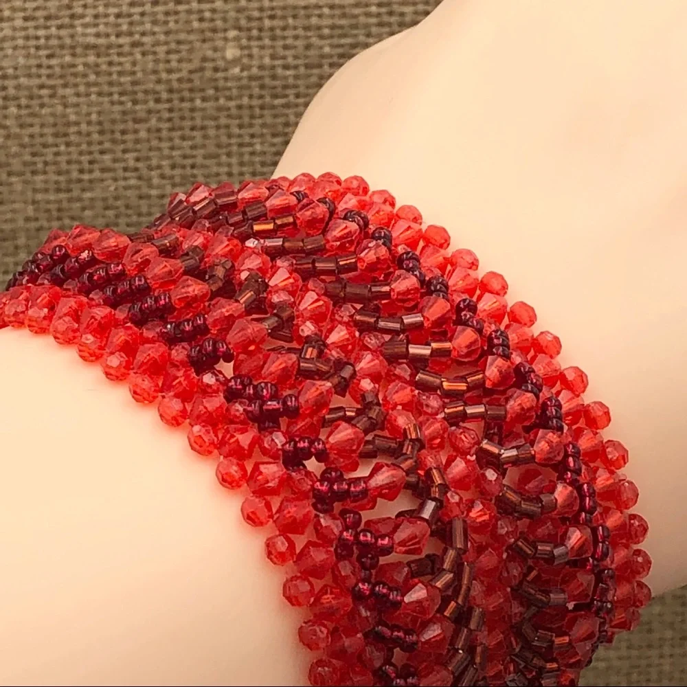🌼Handmade Beaded Boho Bohemian Bracelet