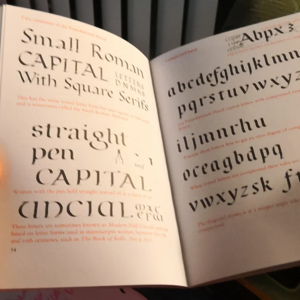 Hand Lettering two books