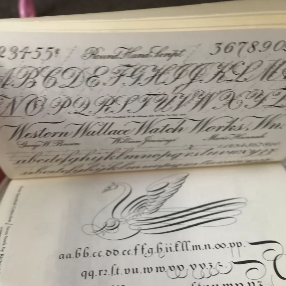 Hand Lettering two books
