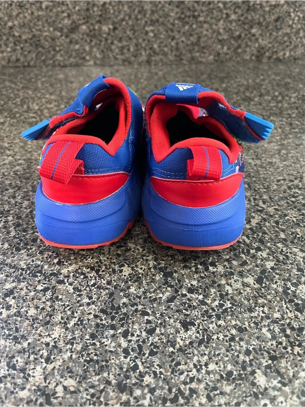 Adidas Marvel Spider-Man Kids Sneakers Blue Red GY9098 Size 10K