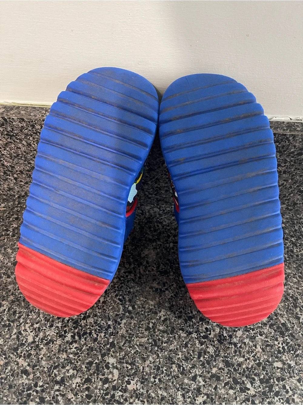 Adidas Marvel Spider-Man Kids Sneakers Blue Red GY9098 Size 10K