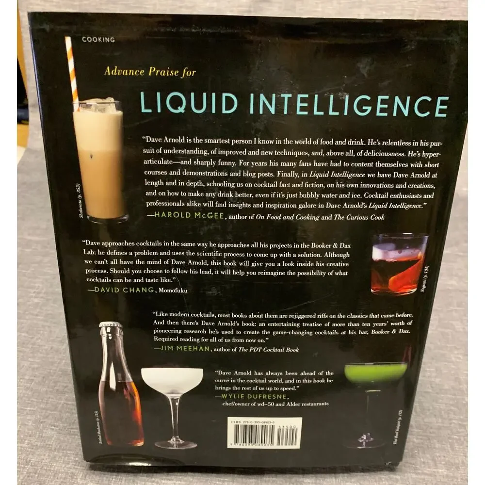 Liquid Intelligence The Art and Science of the Perfect Cocktail - Dave Arnold